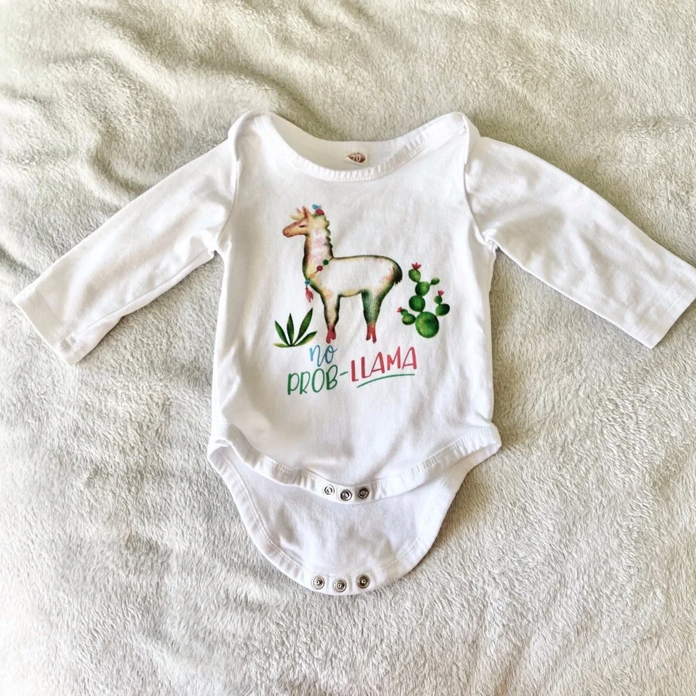 Baby 6-12 month matching Llama set